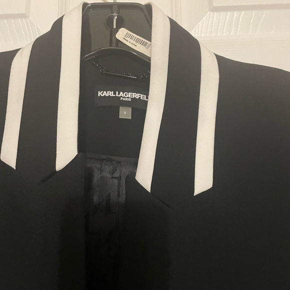 Karl Lagerfeld Black Suit Jacket. New with tags on. - Picture 2 of 5